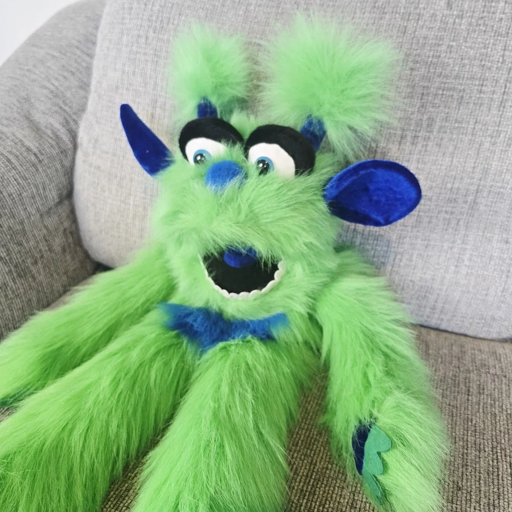 The Puppet Company Puppet Monsters Green/ Blue Monster‎ Hand Puppet.